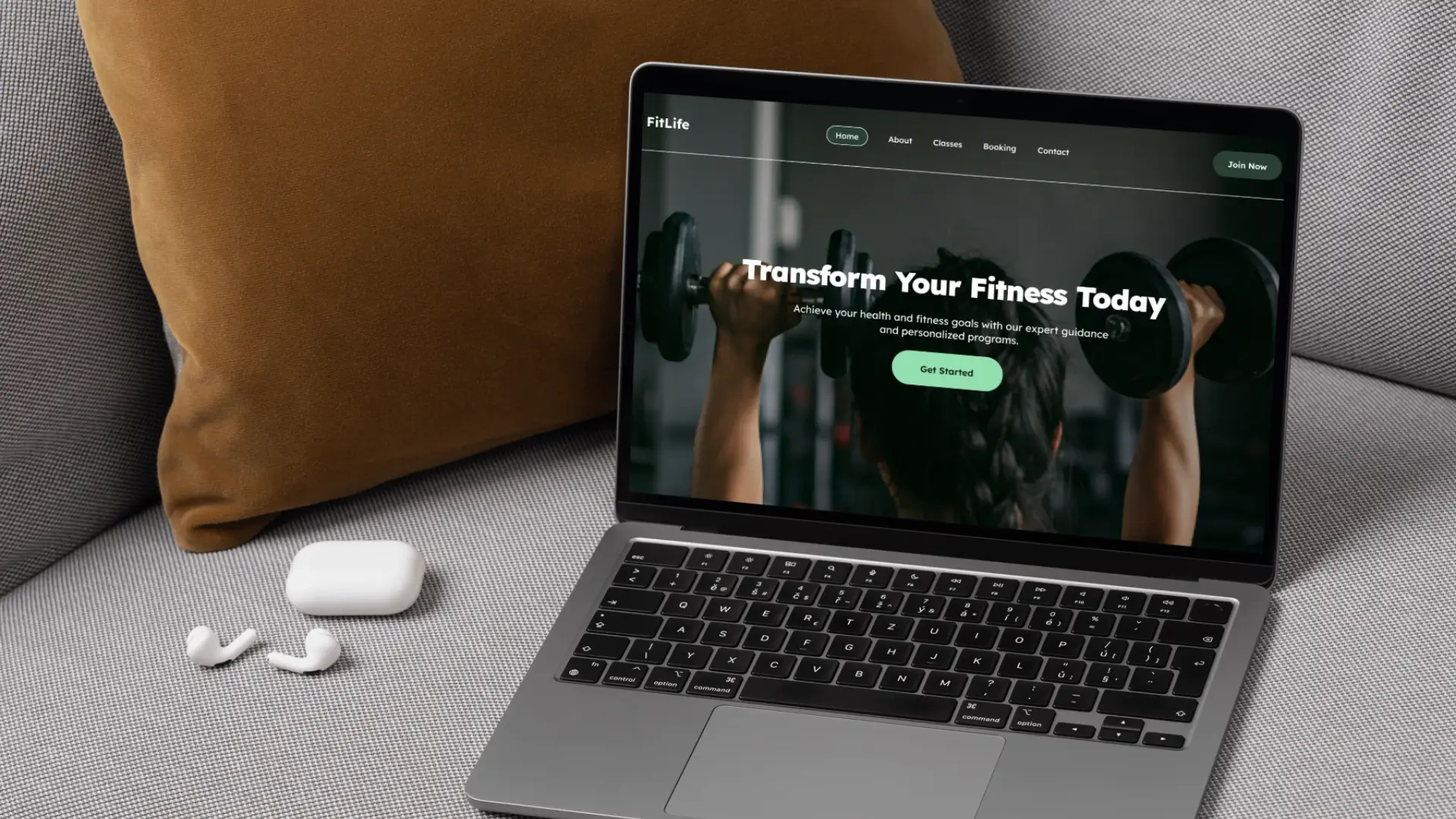 FitLife Fitness Platform UI/UX Design